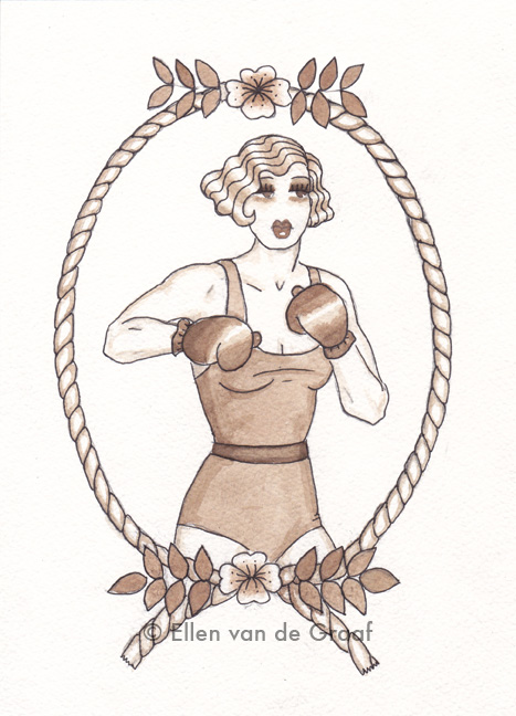 Boxing girl